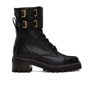 See by Chloe Black Mallory Boots